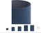 Light & Living Kap cilinder 25-25-18 cm HARPER blauw