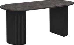 SAVORY - Eettafel - Zwart - 180 x 90 cm - MDF