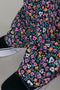 Colourful Rebel Mini Flower Flare Broek - Hoge taille - Stretch - Maat S