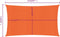 vidaXL - Zonnezeil - 160 - g/m² - rechthoekig - 3x6 - m - HDPE - oranje