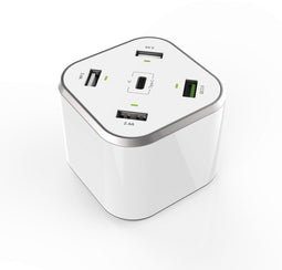 Aisens ASCH-5PQC-W - Oplader - USB/TB Power Delivery max 48W - Wit