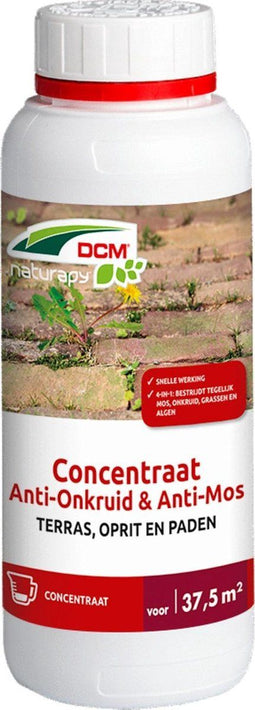 Dcm Naturapy Anti-Onkruid Anti-Mos Terras Concentraat - Algen- Mosbestrijding - 500 ml