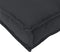 vidaXL - Ligbedkussens - voor - Zit - 2 - stuks - Zwart - 40x40x8 - cm - Oxford - Stof