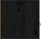 vidaXL - Wandkast - 80x30x30 cm - massief grenenhout - zwart