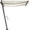 vidaXL - Luifel - automatisch - met - LED - en - windsensor - 350x250 - cm - crèmekleur