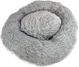 Sazzz Fluffy - Hondenmand - Lichtgrijs - 65X65X15 cm