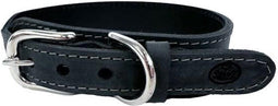 Sazzz - Halsband Boho Vintage Leer Antraciet