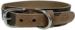 Sazzz - Halsband Boho Vintage Leer Camouflage