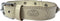 Sazzz halsband voor hond adventure stone classic leer creme 32-39x2,5 cm