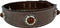 Sazzz halsband voor hond boho treasure stone vintage leer bruin 42-50x3,5 cm