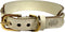 Sazzz halsband voor hond sweetie classic leer creme 22-28x2,5 cm