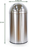 BRASQ Push Bin - Prullenbak - Vuilnisbak met uitneembare afvalemmer - RVS - 30 liter
