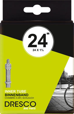 Dresco Binnenband 24 x 1 3/8 - ETRTO 37-540 - Hoge weerstand tegen lekrijden - Zwart