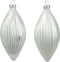 Olijf glas d6h13 cm winterwit 3st