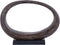 PTMD Rhubie Brown Oval Alu Casted Statue On Base Wide