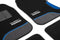 WRC Universele Automatten - set van 4 - anti slip - blauw