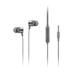 Lenovo 110 - Hoofdtelefoon in-ear - Met microfoon - Grijs