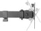 SpeaKa Professional SP-MM-302 - Monitor-scharnierarm - Dubbele verstelling met laptophouder - 360° draaibaar