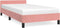 vidaXL - Bedframe - met - hoofdeinde - zonder - matras - 90x200 - cm - fluweel - roze