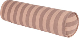 Nobodinoz Vibes Cilinderkussen - Ø18x50cm - Pink Mauve Stripes