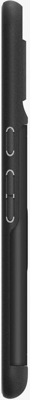 Spigen Slim Armor CS - Soft case - Versterkte valbescherming met pasjesvak - Zwart