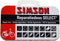 Simson fietsband reparatieset select - fietsbandreparatieset - 10+ plakkers - Multi