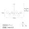 Arabic House Fazli - Hanglamp - 7 lichtpunten - Goud