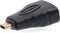 Nedis HDMI-Adapter - HDMI Micro-Connector - HDMI Output - Verguld - Recht - ABS - Antraciet - 1 Stuks - Window Box