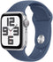 Apple Watch SE (2024) - Smartwatch - GPS 40mm - Zilver (Blauw)