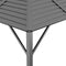vidaXL - Prieel - met - dak - 3x3 - m - antracietkleurig