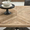 Riviera Maison Eettafel - Falcon Crest Dining Table - 230x100 cm - Zwart