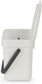 Brabantia Sort & Go - Aanrecht Afvalbakje - 3 liter - Light Grey
