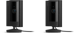 Ring Indoor Camera (2de generatie) - Beveiligingscamera Binnen - 1080p HD - Zwart (2 stuks)