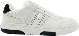 TOMMY JEANS The Brooklyn Elevated - Leren Sneakers - Dames - Zwart