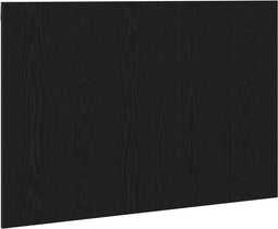 vidaXL - Bed - Hoofdbord - Zwart - Eiken - 120x1,5x80 - cm - Gegalvaniseerd - Hout