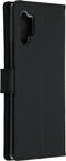 Accezz Hoesje Geschikt voor Samsung Galaxy Note 10 Plus Hoesje Met Pasjeshouder - Accezz Wallet Softcase Bookcase - Zwart