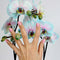 LAUED Nagelstickers - Nail Wraps - 16 Extreem Dunne Nagellak Stickers - Manicure Nail Art Folie - Pink Martini