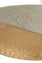 Liz - Hanglamp - Grijs papieren kap - Antiek brons 53 x 43 cm