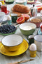 CABANAZ - bord, keramiek, SERVING TRAY ROUND, set 2, groen