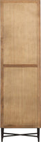 BePureHome Bequest Hoge Kast - Hout - Zwart - 210x60x40