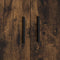 vidaXL - Opbergkast - in - Gerookt - Eiken - - - 108x41x40 - cm - - - Gemaakt - van - Samengesteld - Hout