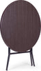 Inklapbare tafel - HDPE houtimitatie - 7,5 kg - weerbestendig