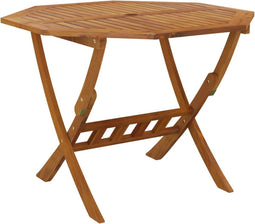 vidaXL - Tuintafel - inklapbaar - 90x75 - cm - massief - acaciahout