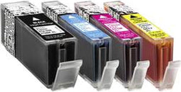 Basetech Inktcartridge vervangt Canon PGI-550PGBK XL, CLI-551C XL, CLI-551M XL, CLI551Y XL Compatibel Combipack Zwart,