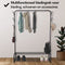 Brixy Kledingrek - Garderoberek - 102x34x152cm - Kledingrek Met Schoenenrek - Industrieel - Metaal -
