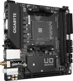 Gigabyte A520I AC - Mini-ITX Moederbord - AM4 Socket 64GB DDR4 Wi-Fi 5 (802.11ac)
