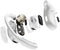 Shokz OpenFit Air - Draadloze Open-ear Sporthoofdtelefoon - IP54 Water- en Zweetbestendig - Wit