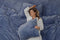 Sjumo Hoeslaken - Silky Smooth - Ultrazacht - 90 x 200 / 210cm - Faded Blue