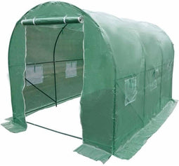 Tunneltuinkas - 6 m2 - 140g polyethyleen canvas & 18mm diameter stalen buis