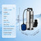 VEVOR 1.75 HP Sump Pump - Hefpomp voor geladen water - 1300 W 333,3 l/min - Zilver